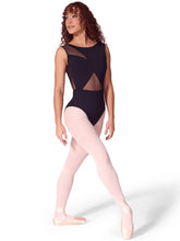 Load image into Gallery viewer, Ladies CAPEZIO Asymmetrical Boat Neck Leotard