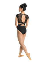 Load image into Gallery viewer, Ladies DANZNMOTION Yasmin Micro-Cap Sleeve Leotard